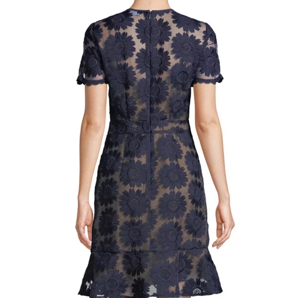 Michael Kors Navy Floral Mini Dress - Picture 4 of 12